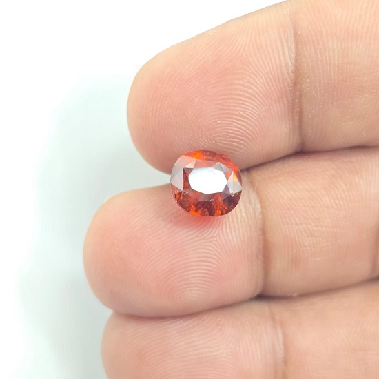 Hessonite Garnet (Gomed Stone) – Certified Natural Gemstone Hessonite Garnet (Gomed Stone) – Certified Natural Gemstone